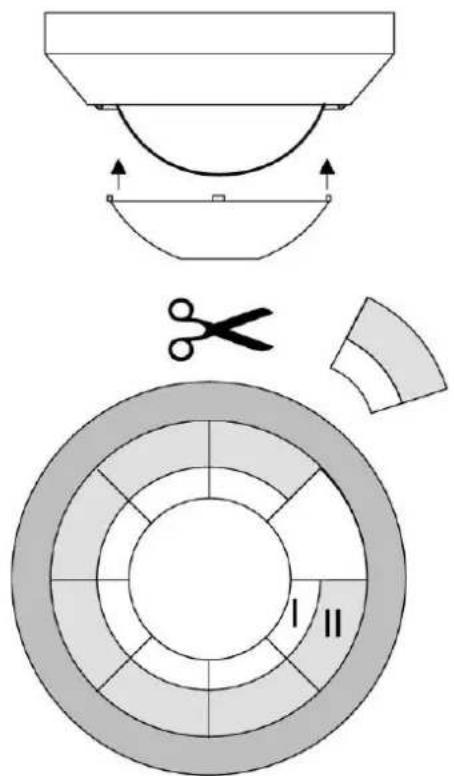 Diagram illustrating a mechanical or structural assembly with labeled parts and cutting tool, including a bowl, curved beam, and circular cross-sections.