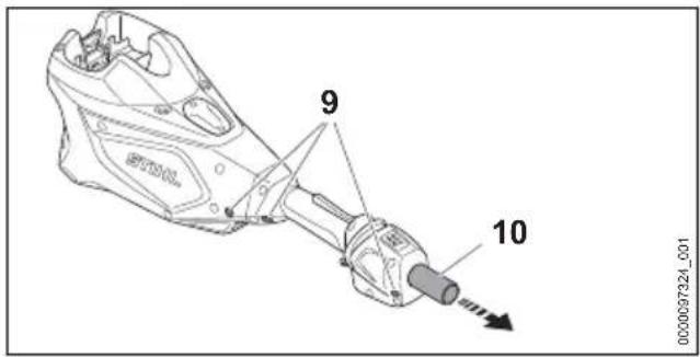 STIHL HTA 150.0 - Smontování vyvětvovací pily - 4