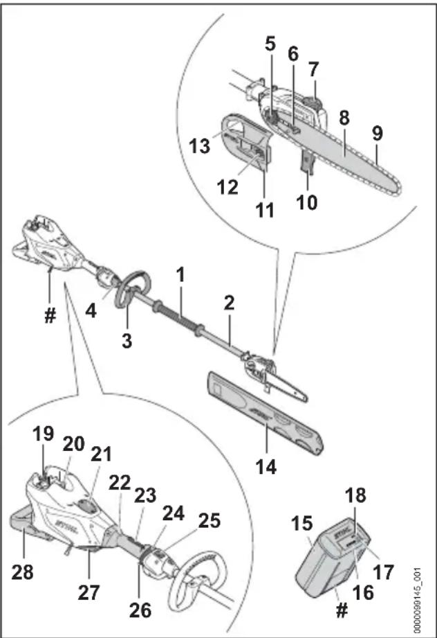 STIHL HTA 150.0 - Podkrzesywarka STIHL HTA 150.0 i akumulator - 1