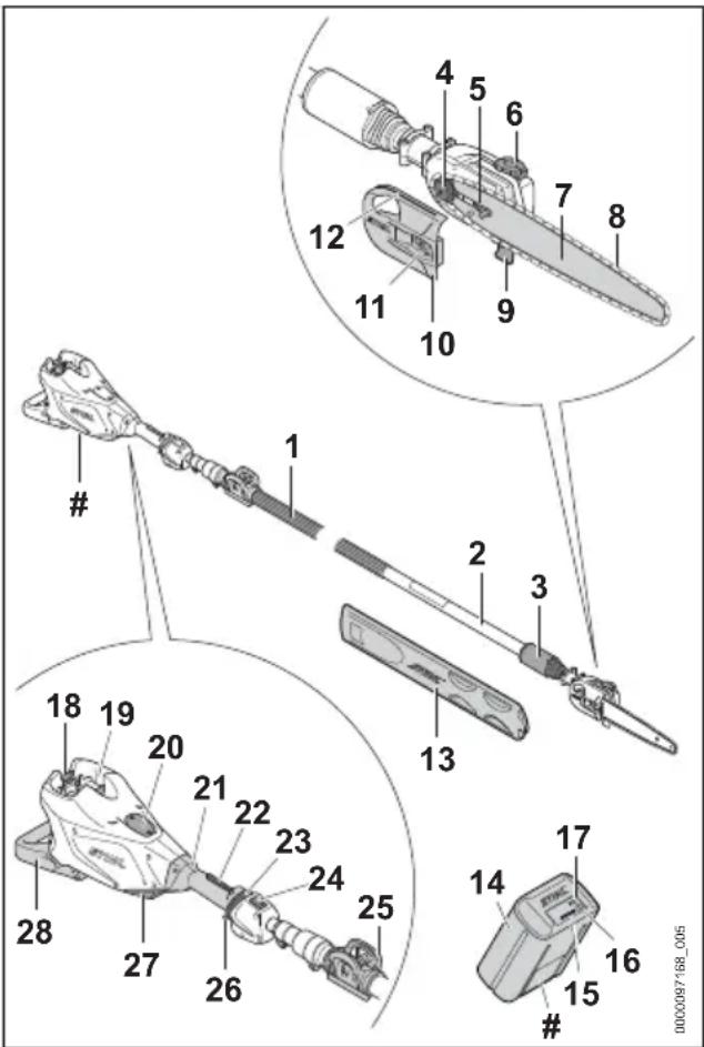 STIHL HTA 150.0 - HTA 160.0 i akumulator - 1