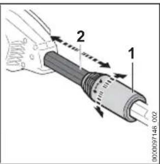 STIHL HTA 150.0 - Schaftlänge einstellen (HTA 160.0) - 2