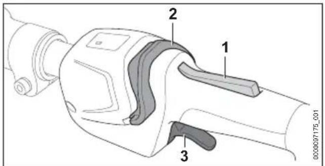 STIHL HTA 150.0 - Pornirea emondorului - 1
