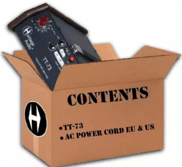 CONTENTS •TT-73 •AC POWER CORD EU & US
