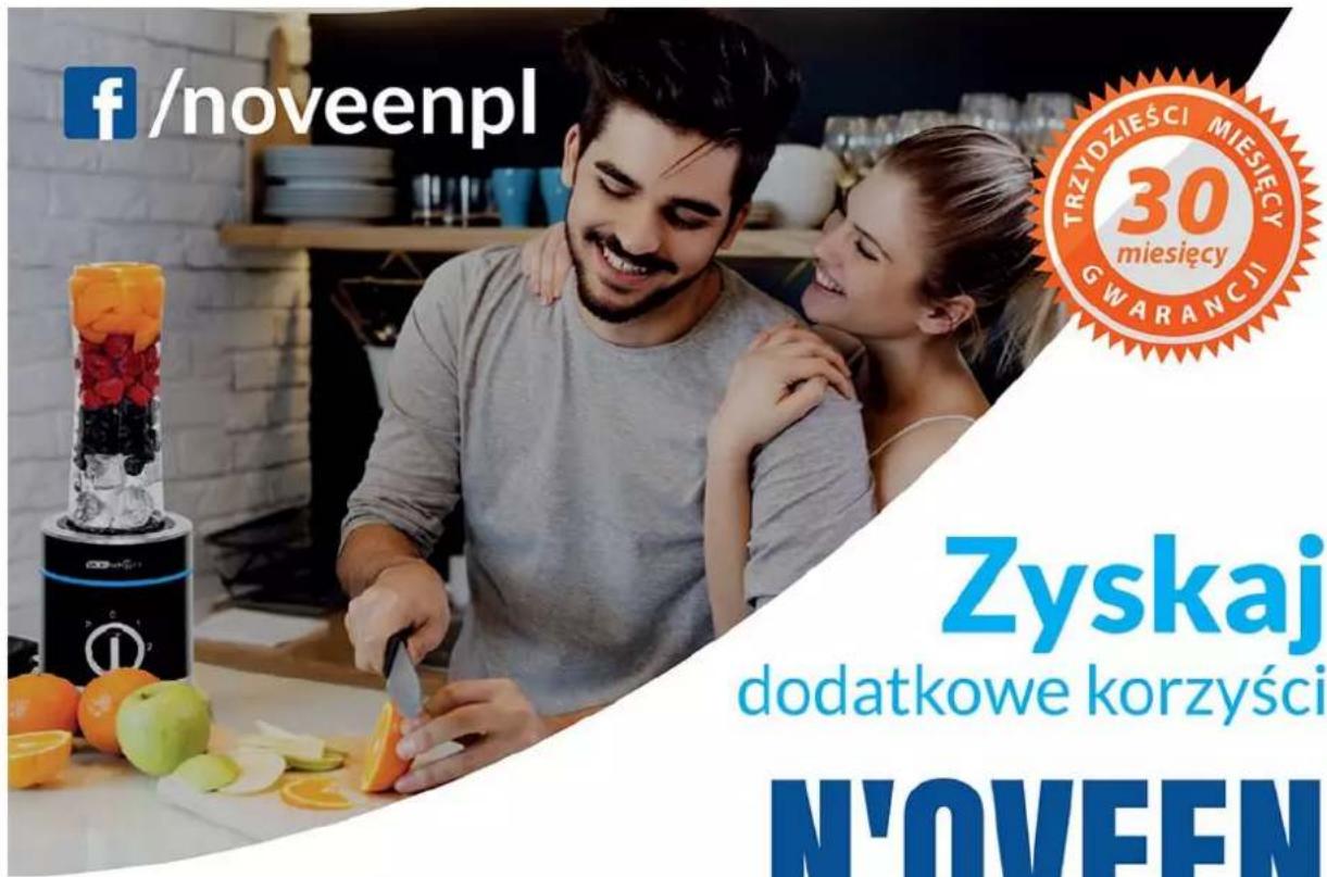 f/noveenpl TRZYDZIEŚCI MIESIĘCY 30 miesięcy GWARANCJI Zyskaj dodatkowe korzyści N'OVEEN