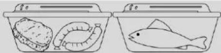 Exquisit EKGC270 70-NF-F-010E - Overview of storage recommendations for refrigerator/freezer compartment - 9