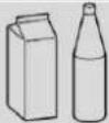 Exquisit EKGC270 70-NF-F-010E - Overview of storage recommendations for refrigerator/freezer compartment - 5