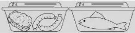 Exquisit EKGC270 70-NF-F-010E - Overview of storage recommendations for refrigerator/freezer compartment - 6