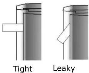 Exquisit EKGC270 70-NF-F-010E - Replacing the appliance door seal - 3