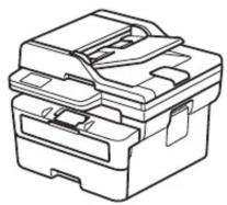 BROTHER DCP-B7640DW - Unpack the machine and check the components - 1