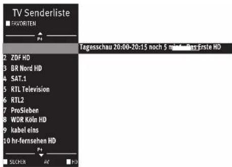 METZ Alegra 43TY87 - Import channel list - 1
