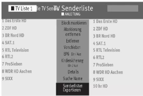 METZ Taris 50TY84 - Delete channel - 1