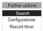 METZ Topas 65TY91 - Opening the Search function: - 3