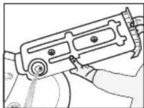 Technical line drawing of a mechanical component with no visible text or symbols