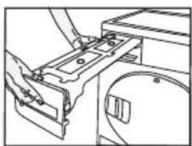 Technical line drawing of a mechanical assembly with no visible text or symbols