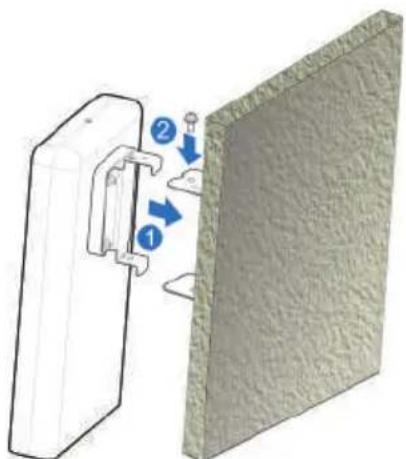 ZTE MC7010 - • Installation an einer Wand - 4