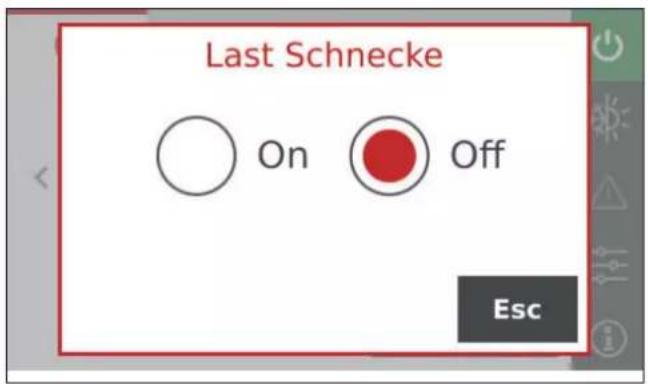 Last Schnecke On Off Esc