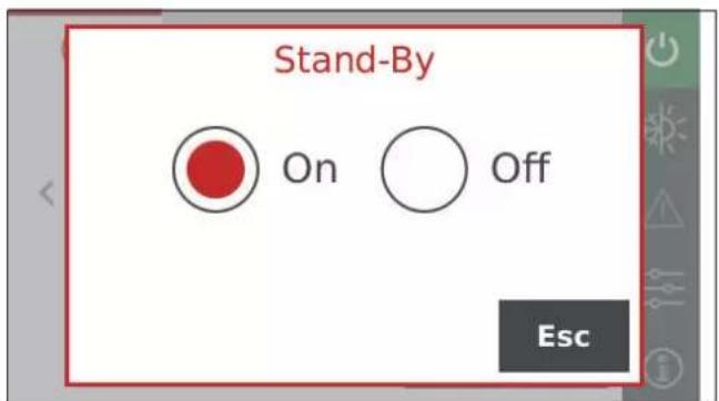 Stand-By On Off Esc