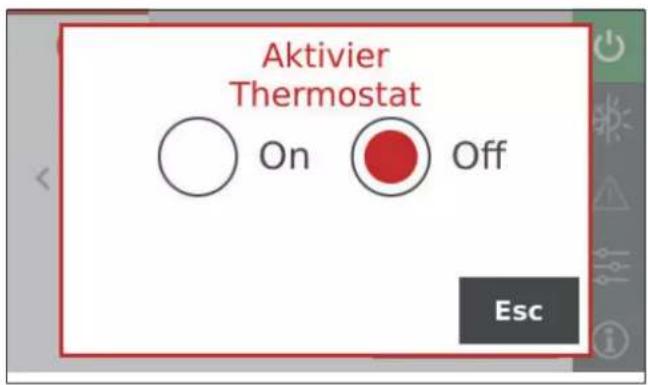 Aktivier Thermostat On Off Esc