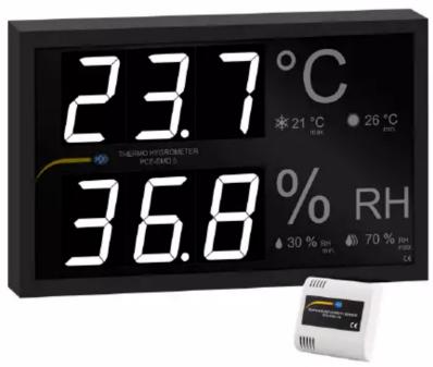 23.7°C * 21 °C 0.000 26 °C pH THIEMOH HYDRIMETER POT-ENOLS 36.8% RH 30 % RH 0.000 70 % RH pH 0.000 CE