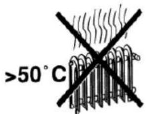 >50°C