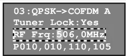 03:QPSK->COFDM A Tuner Lock:Yes RF Frq:506,0MHz, P010,010,110,105