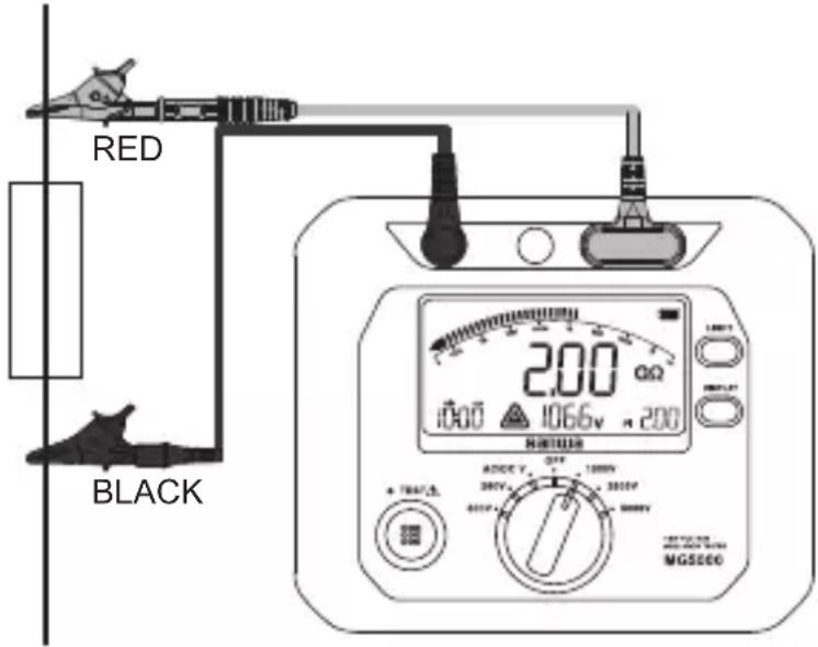 RED BLACK 2.00 ΩΩ 1000 106.6V 200 NATIUS A1DC V QFF 1000V 380V 3800V 400V 4000V MG5000