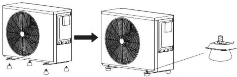 Vivax HPP-30CH90AERI R32-1 - Install with bolt shock pad - 5
