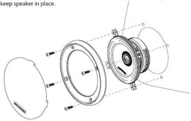 keep speaker in place.