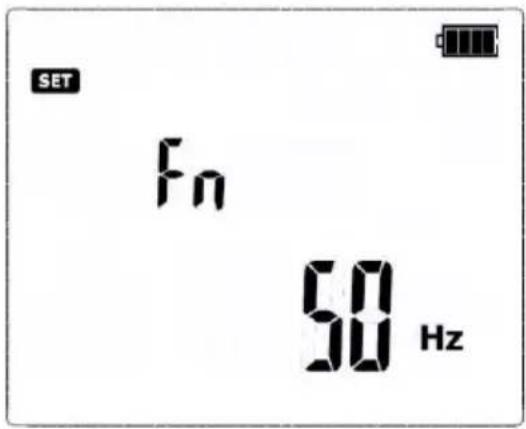SET Fn 50 Hz