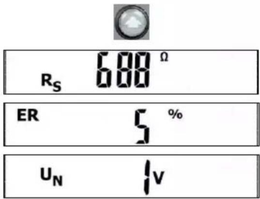 R_S 6.00 Ω ER 5 % U_N |V