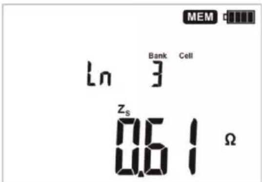 MEM Ln 3 Bank Cell Zs 0.61 Ω