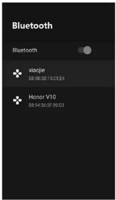 Bluetooth Bluetooth xiaojie D8:9B:3B:15:C5:E4 Honor V10 B8:94:36:3F:09:D3