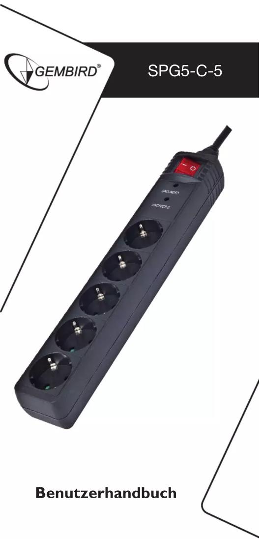 GEMBIRD® SPG5-C-5 UNITSCH PROTECH Benutzerhandbuch