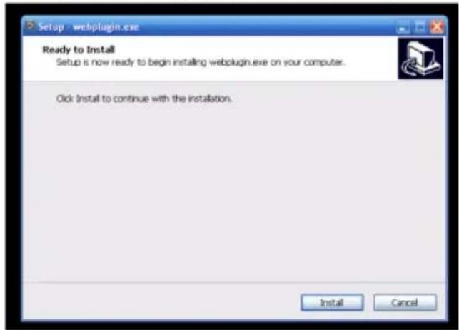 Setup - webplugin.exe Ready to Install Setup is now ready to begin installing webplugin.exe on your computer. Click Install to continue with the installation. Install Cancel
