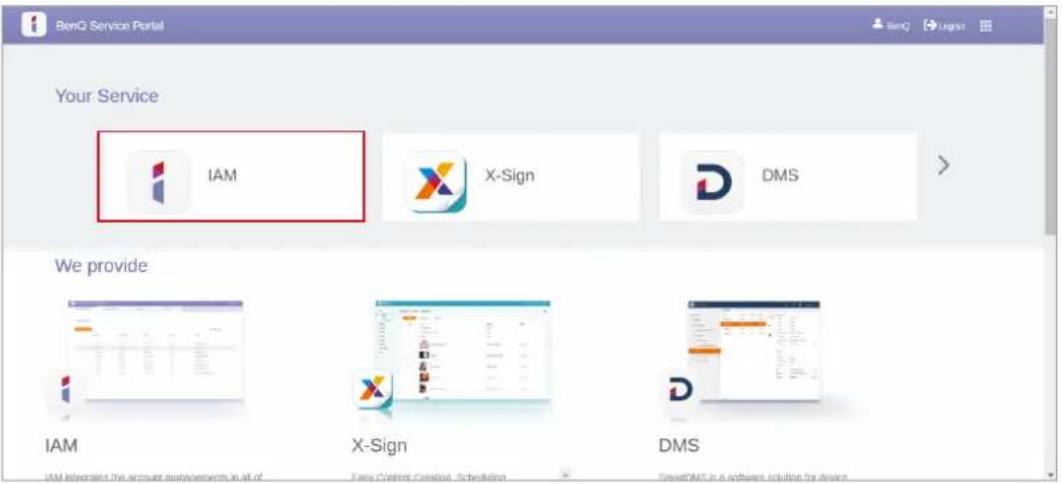 BenQ Service Portal Your Service IAM X-Sign DMS We provide IAM X-Sign DMS IAM Interates the server management in all of Easy Content Creation, Scheduling SmartCMS is a software solution for device