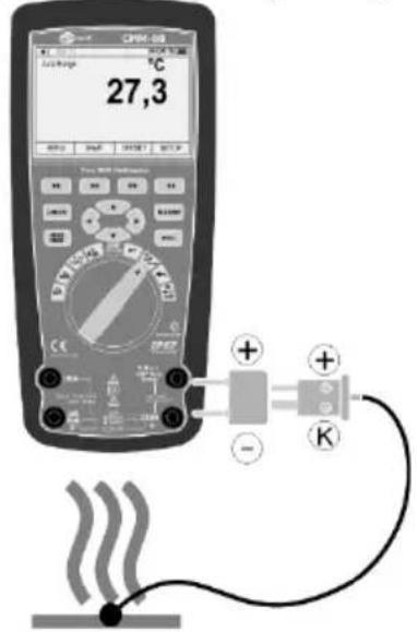Sonel CMM-60 - Messung der Temperatur - 1