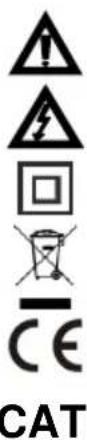 Sonel VT-3 - Symbole bezpieczeństwa - 1