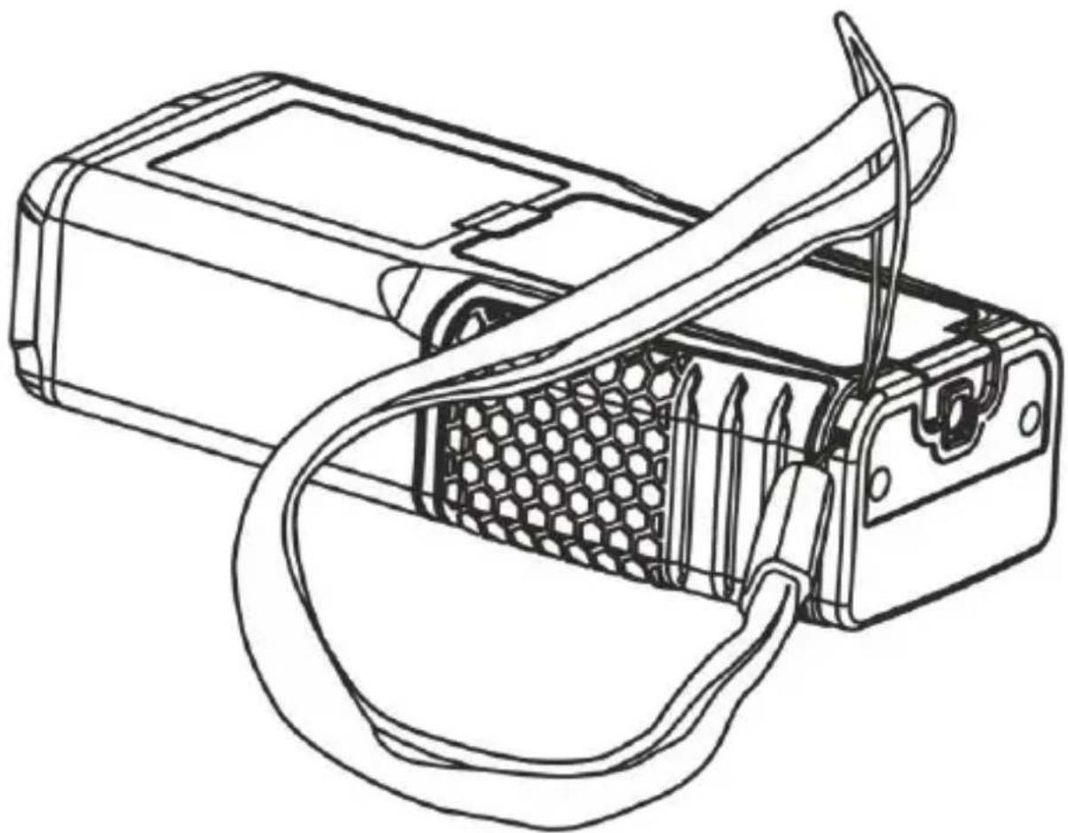 Sonel LMW-100 - Attaching the strap - 1