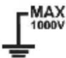 Sonel CMM-30 - Symbole bezpieczeństwa - 4
