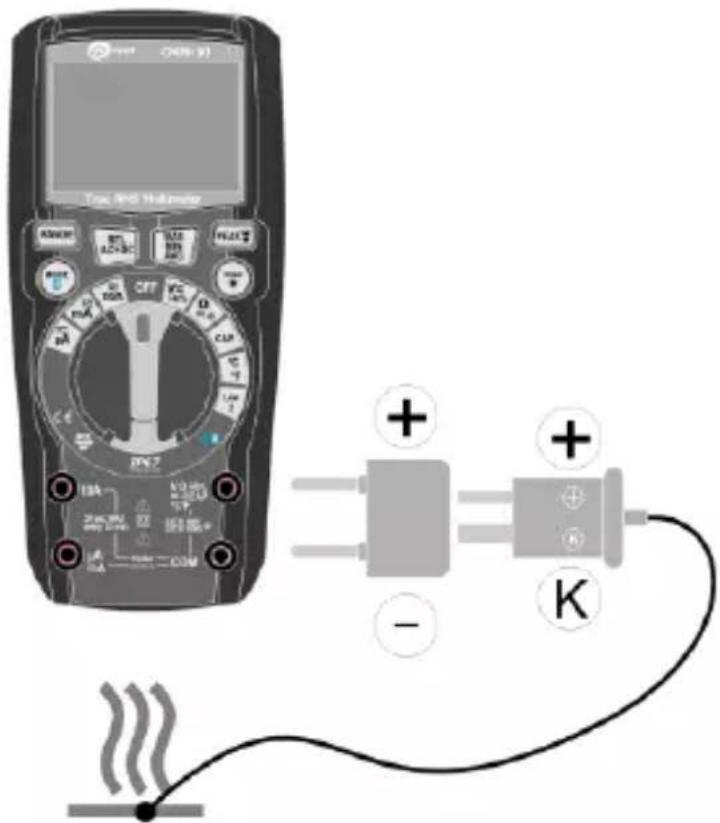 Sonel CMM-30 - Medición de la temperatura - 1
