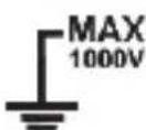 Sonel CMP-3000 - Sicherheitssymbole - 4