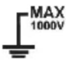 Sonel CMP-3000 - Symbole bezpieczeństwa - 4