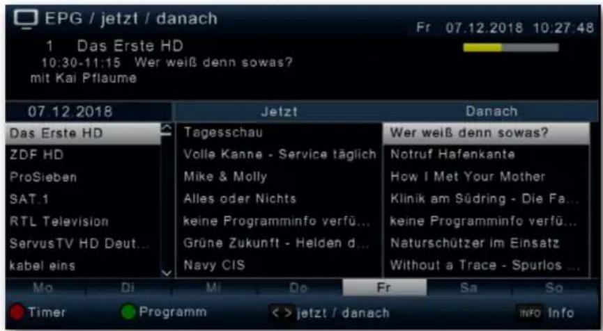 EPG / jetzt / danach 1 Das Erste HD 10:30-11:15 Wer weiß denn sowas? mit Kai Pflaume 07.12.2018 Das Erste HD ZDF HD ProSieben SAT.1 RTL Television ServusTV HD Deut... kabel eins Tagesschau Volle Kanne - Service täglich Mike & Molly Alles oder Nichts keine Programminfo verfü... Grüne Zukunft - Helden d... Navy CIS Danach Wer weiß denn sowas? Notruf Hafenkante How I Met Your Mother Klinik am Südring - Die Fa... keine Programminfo verfü... Naturschützer im Einsatz Without a Trace - Spurlos ... Mo Di Mi Do Fr Sa So Timer Programm < > jetzt / danach Info Info
