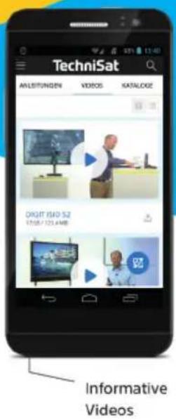 TechniSat ANLESTUNGEN VIDEOS KATALOGE ORIGIT ISO 52 10.08 / 123.4MB Informative Videos