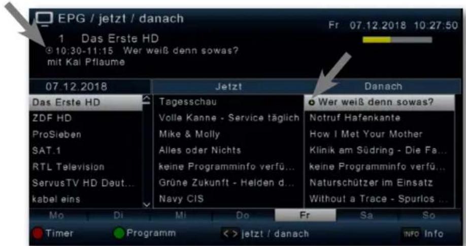 EPG / jetzt / danach 1 Das Erste HD ©10:30-11:15 Wer weiß denn sowas? mit Kai Pflaume 07.12.2018 Das Erste HD ZDF HD ProSieben SAT.1 RTL Television ServusTV HD Deut... kabel eins Jetzt Tagesschau Volle Kanne - Service täglich Mike & Molly Alles oder Nichts keine Programminfo verfü... Grüne Zukunft - Helden d... Navy CIS Danach Wer weiß denn sowas? Notruf Hafenkante How I Met Your Mother Klinik am Südring - Die Fa... keine Programminfo verfü... Naturschützer im Einsatz Without a Trace - Spurlos ... Mo Di Mi Do Fr Sa So Timer Programm < > jetzt / danach INFO Info