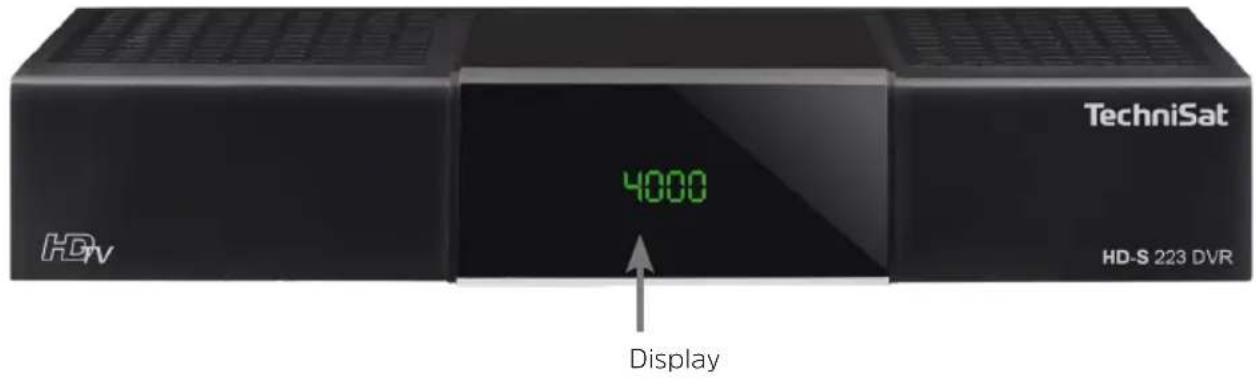 TechniSat HDv 4000 HD-S 223 DVR Display