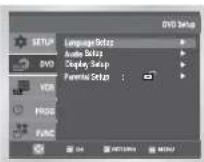 SAMSUNG DVD-V530 - Setting Up the Language Features - 4