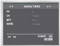 SAMSUNG DVD-V530 - Presetting the Stations Manually - 5
