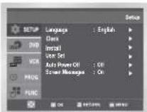 SAMSUNG DVD-V530 - Changing the Preset Station Table - 2