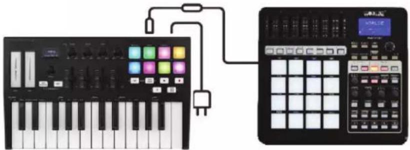 Omnitronic KEY-288+ - Verwendung als eigenständiger MIDI-Controller - 1